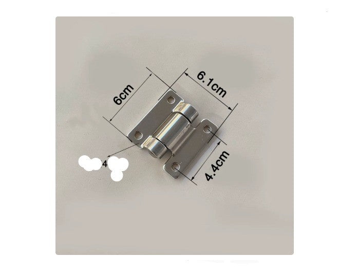 Stainless Steel Hinge Heavy Duty 60x61mm Industrial Door Hatch Locker 2PK