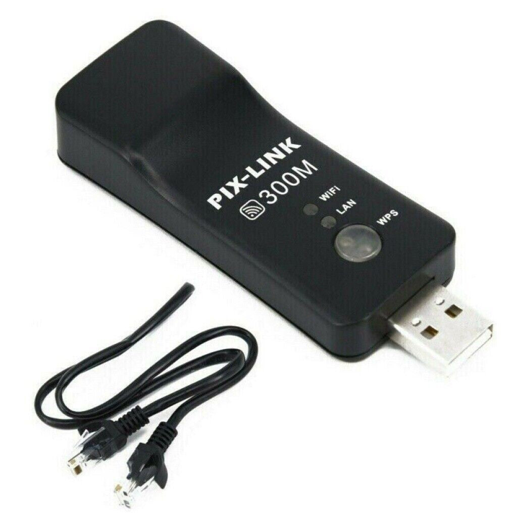 UK For Samsung Smart TV Wireless LAN Adapter WiFi Dongle RJ-45 Ethernet Cable