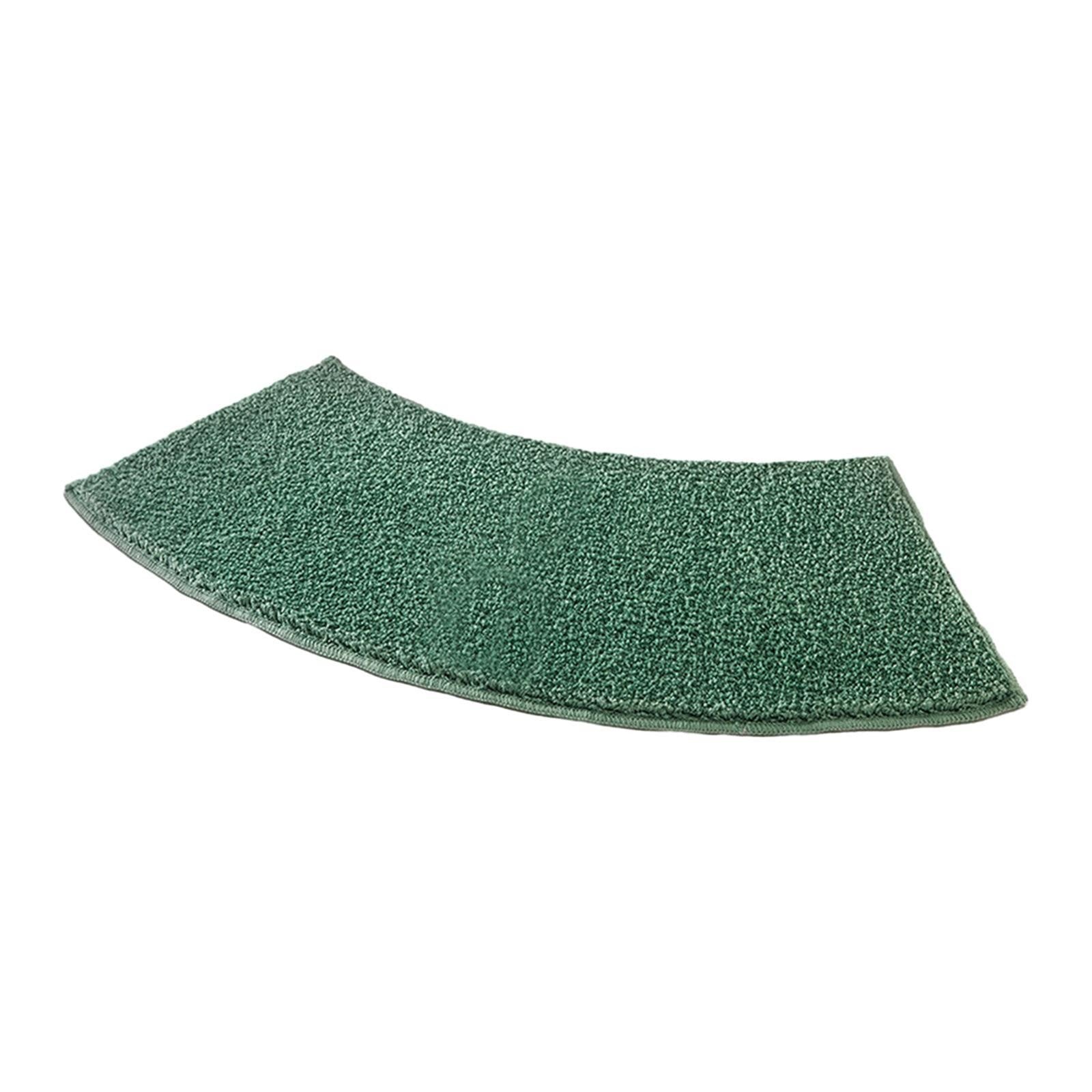 Curved Shower Mat Bathroom Mat Non-Slip Foot Rug Plush Bath Mat Curved Bath Mat