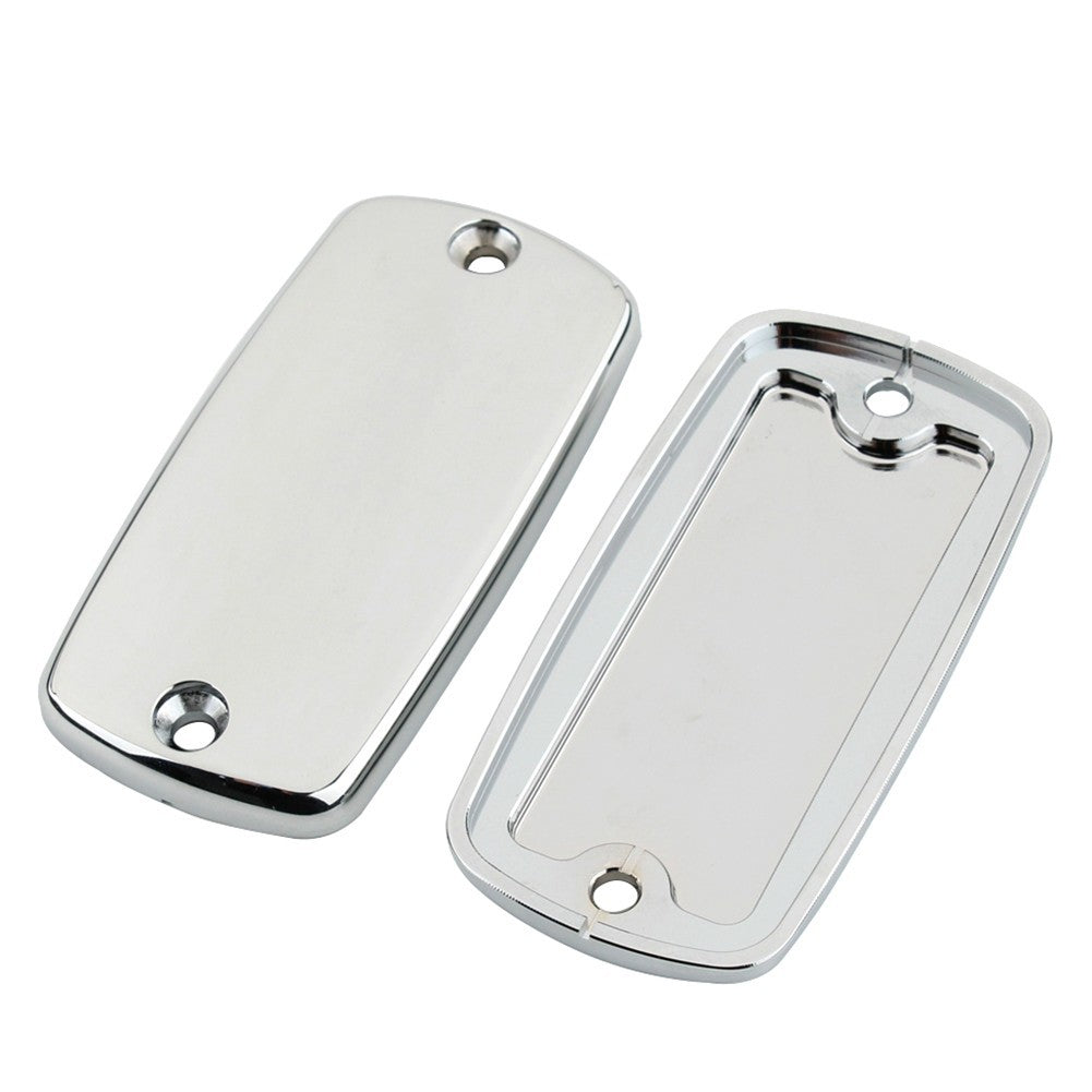 2Pcs Front Brake Reservoir Fluid Cover Cap For Honda Valkyrie Goldwing GL1500