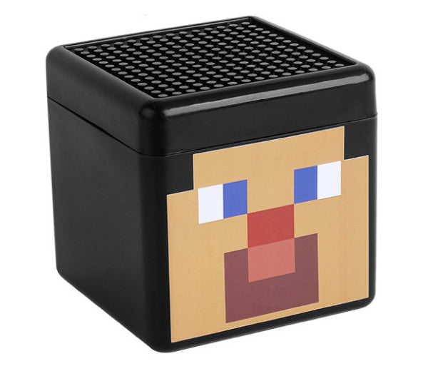 Magnetic Building Blocks Storage Bucket Educational Sensory Toy Block Container