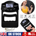Electronic Hand Dynamometer Grip Strength Trainer Tester LCD Digital Display UK
