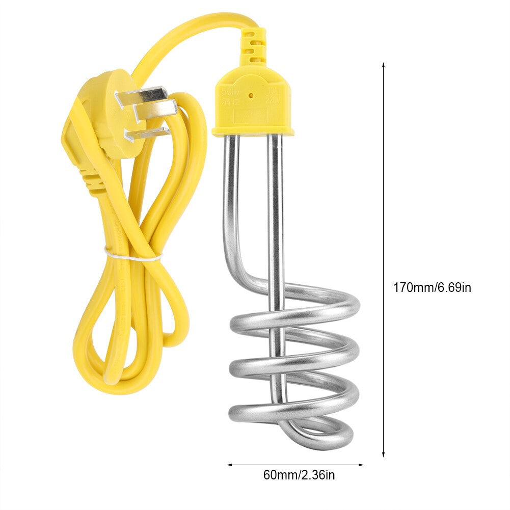 1800W Electric Immersion Water Heater Portable Suspension Hot Fast Boiler