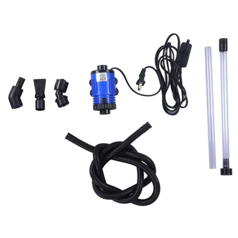 Electric Automatic Aquarium Gravel Cleaner Water Changer Sand Algae Vacuum