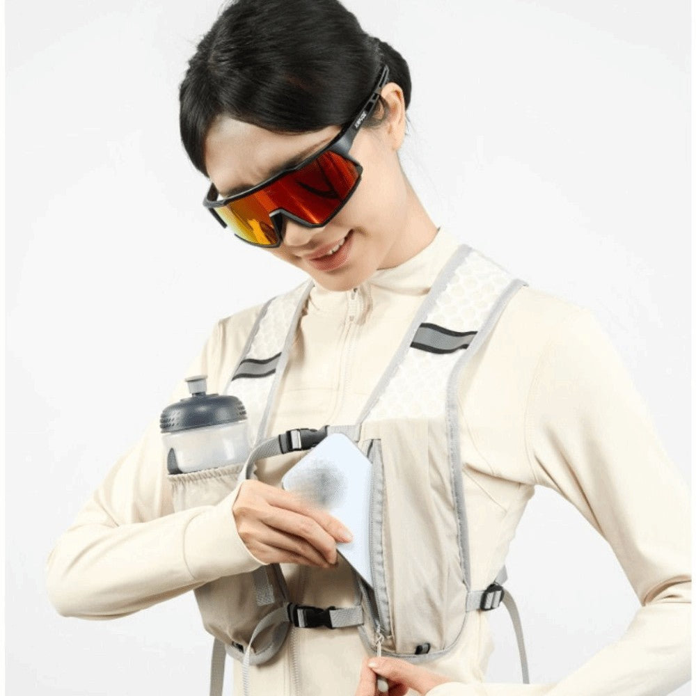 Light Weight Running Vest With Phone Holder Reflective Outdoor Cycling Hiking