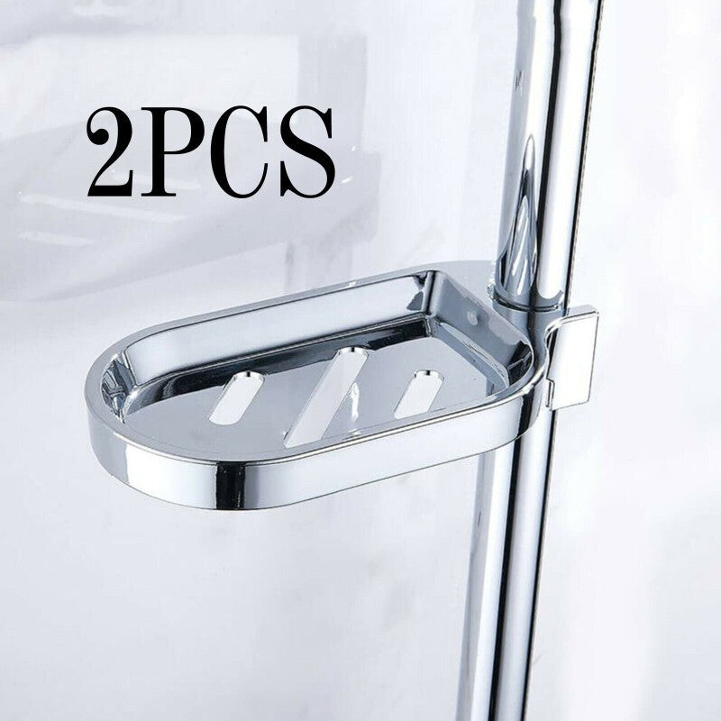 2x Soap Holder Shower Shelf Soap Dish Soap Tray Shower Bar Shower Basket