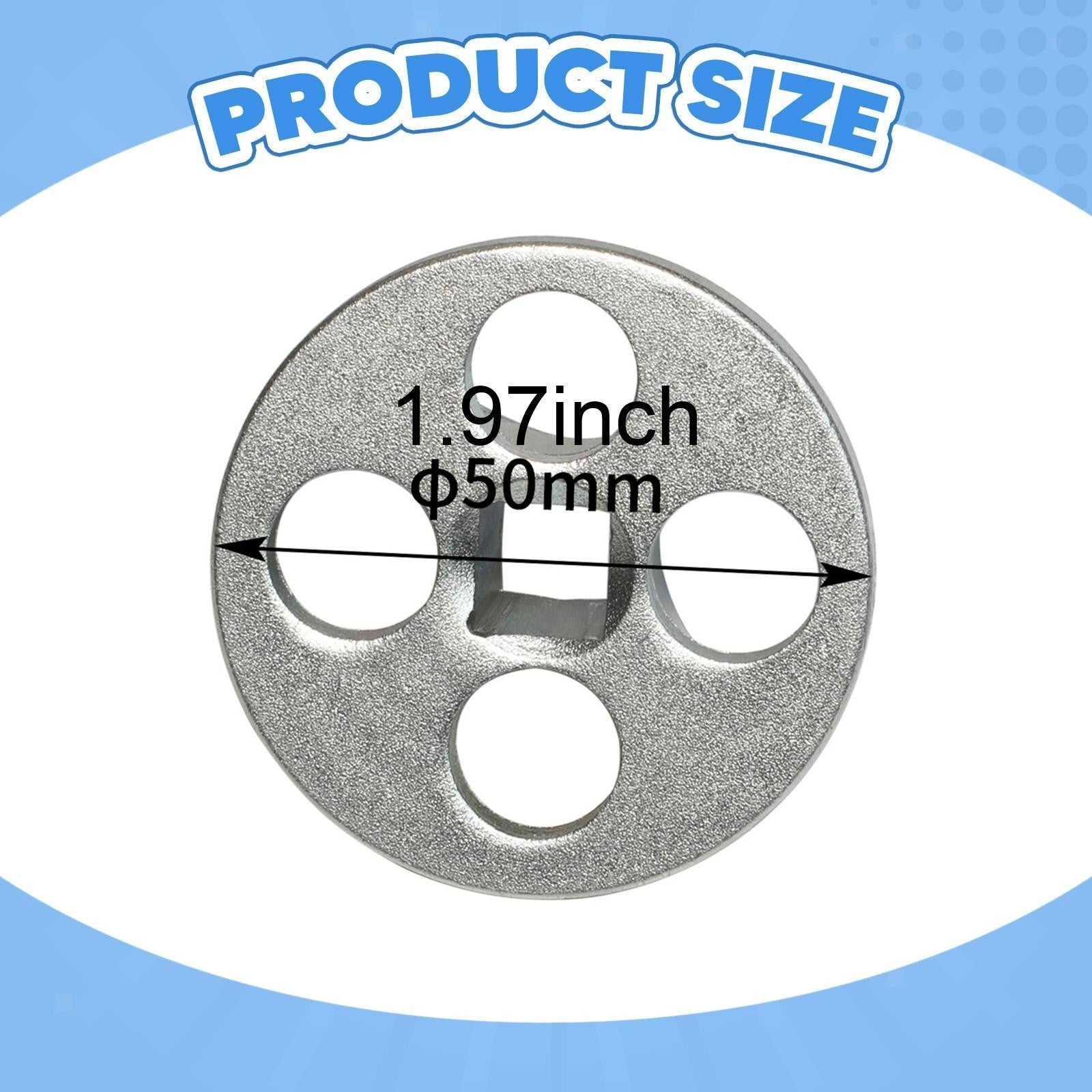 Crankshaft Rotation Tool Repairing 1.97 inch for Land Evoque 2021