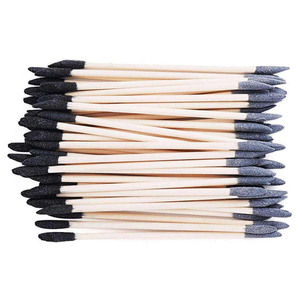 50 Count Sanding Sticks Dual Head 150 Black 280 Gray for Smoothing Small Spots