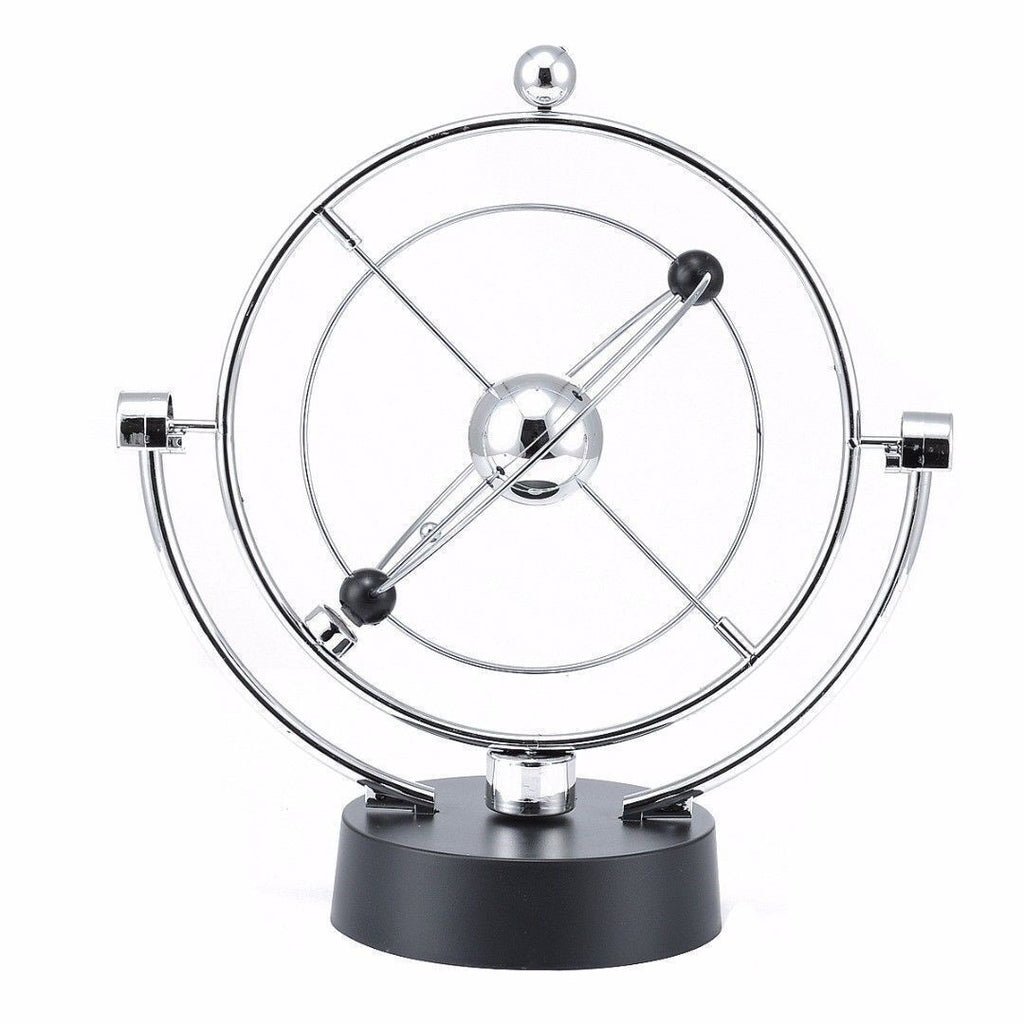 Electric Newtons Cradle Steel Pendulum Balance Ball Science Desk Office Decor