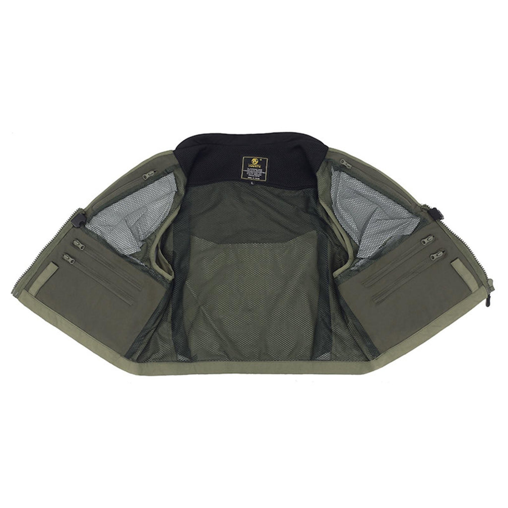 Fly Fishing Vest Sleeveless Jacket Waistcoat Breathable Adjustable Utility Vest