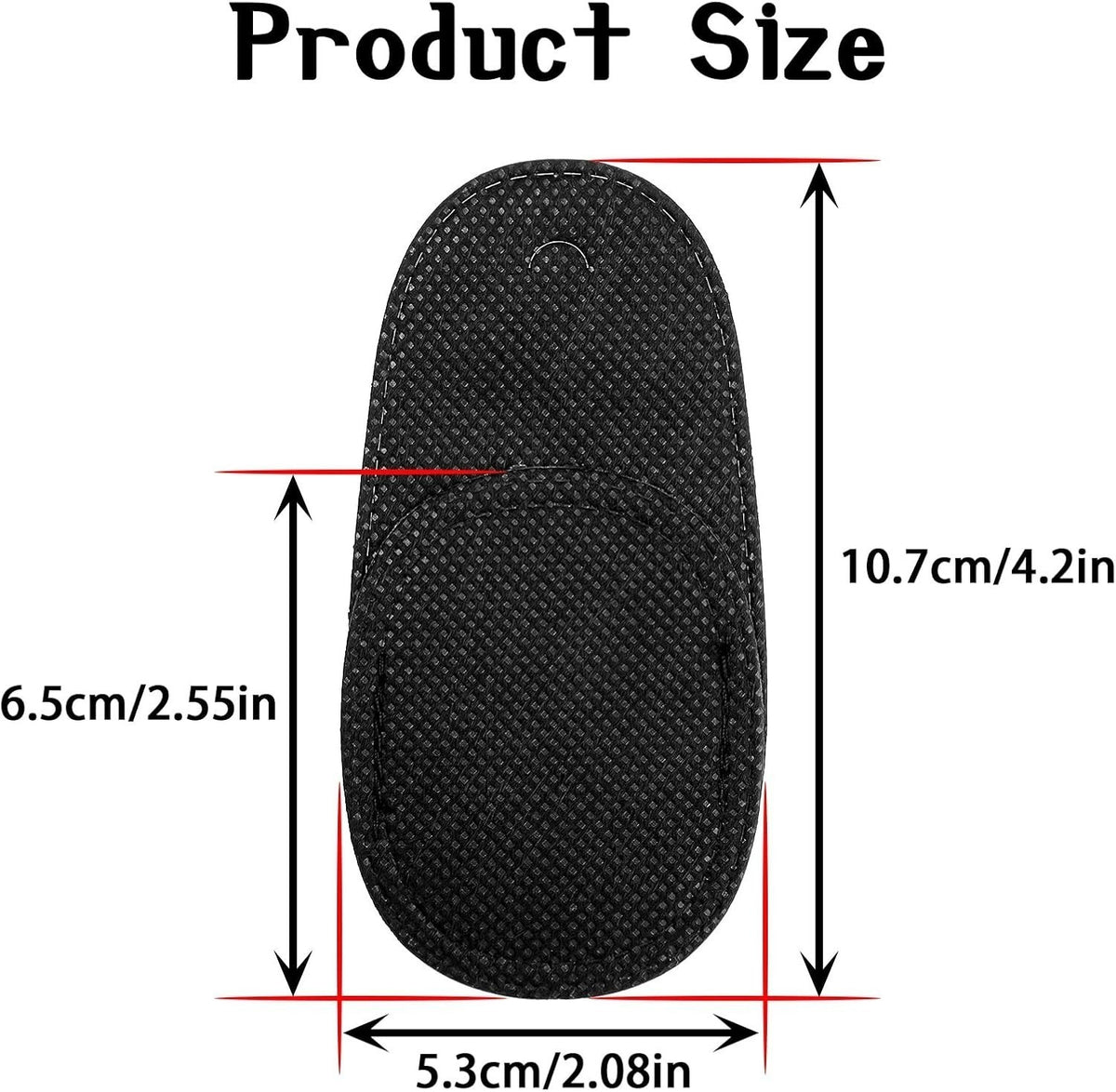 6x Soft Reusable Eye Patches for Glasses | Left & Right Eye Cover | Black Non-Wo