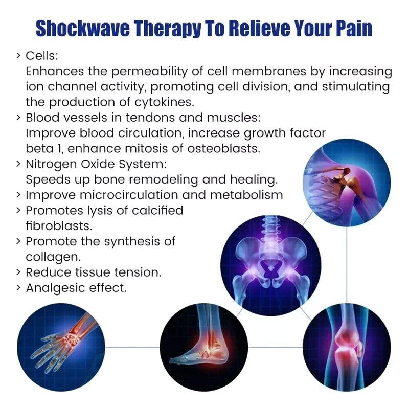 2026 Touch Screen Shockwave Therapy Machine For Muscle Pain Removal ED Treatment
