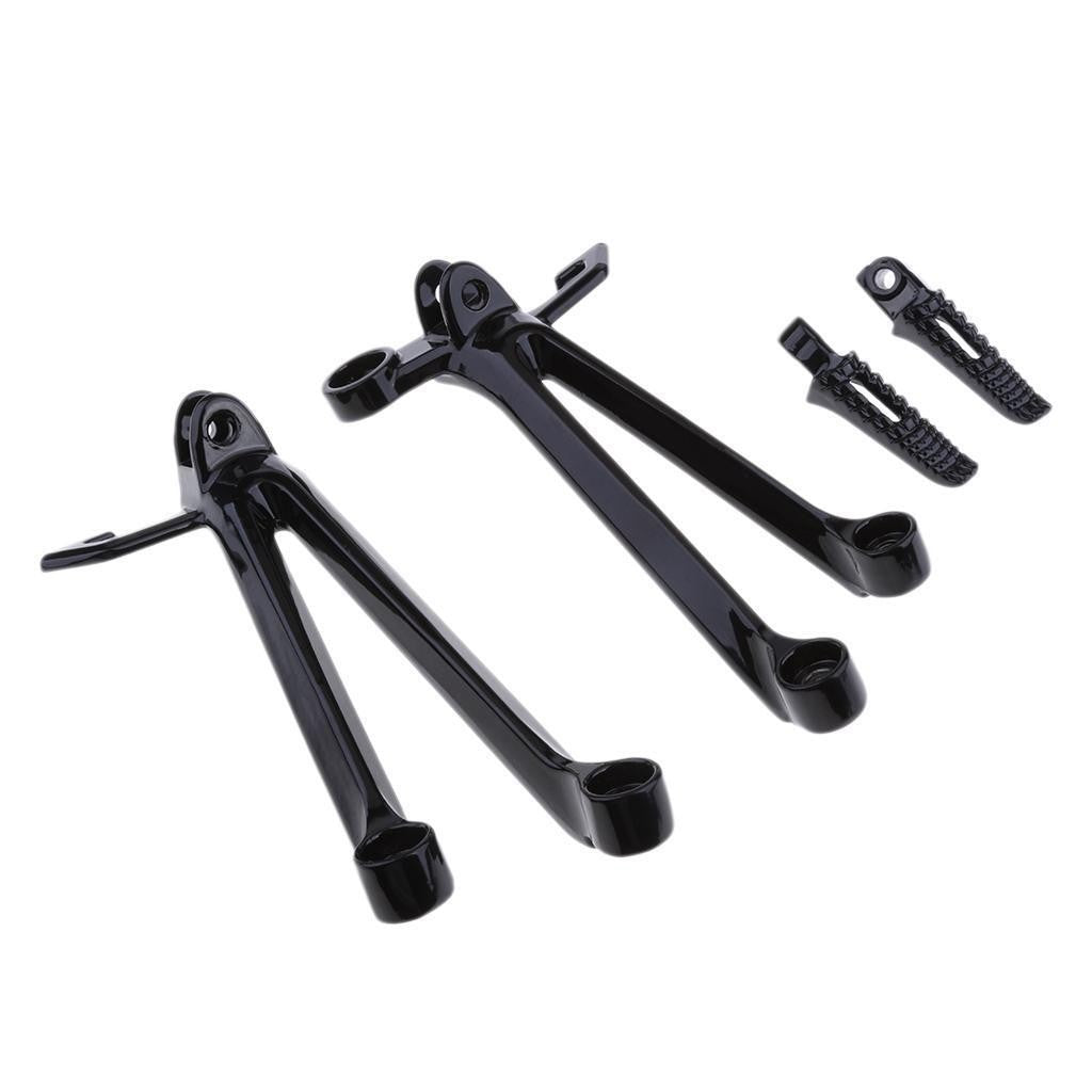 Rear Passenger Foot Peg Footrest Bracket Set For Suzuki GSXR1000 2005-2006