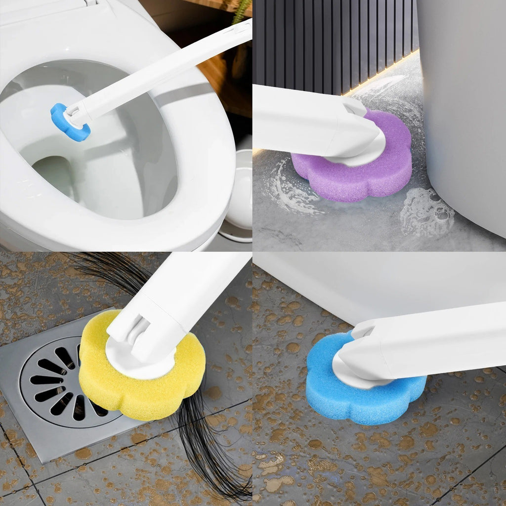 UK Disposable Toilet Brush Replacement Heads – Three Colors & Scents