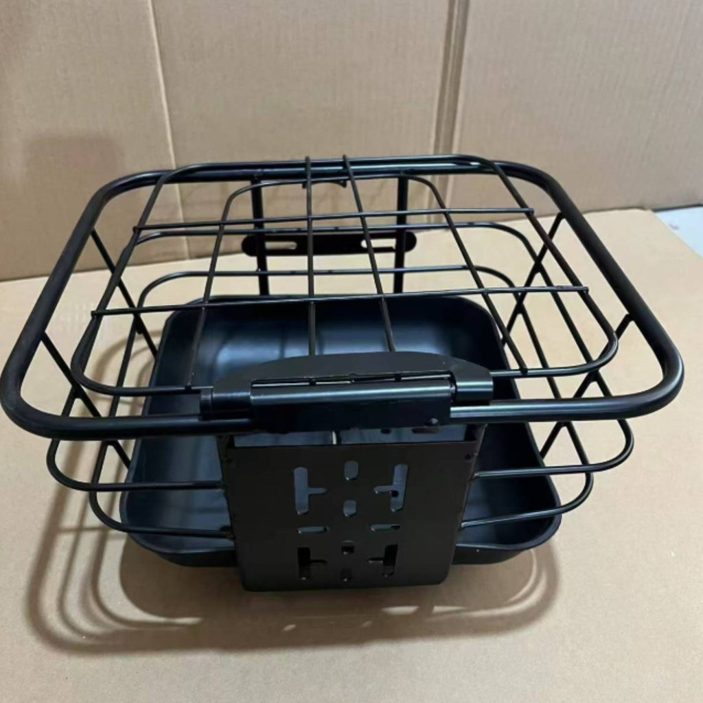 Front Bike Basket Slotted Holes Bike Wire Basket Rounded Corners
