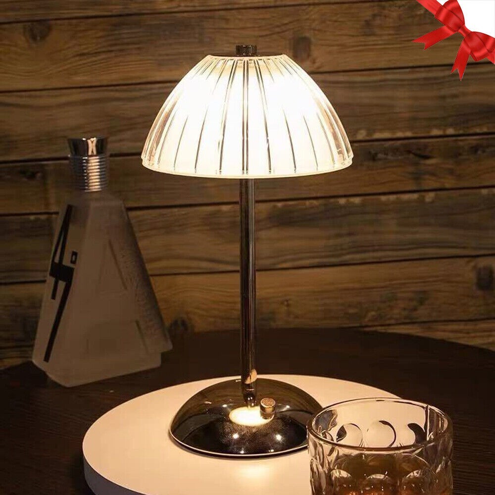 Modern LED Table Lamp USB Rechargeable Lamp Dimmable Bar Night Light Cordless