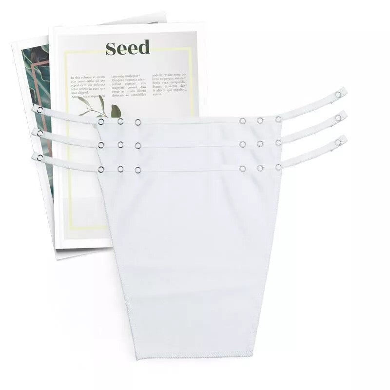 3 Pcs Clip-on Mock Camisole Bra Insert Overlay Modesty Panel Neutral Style Cami