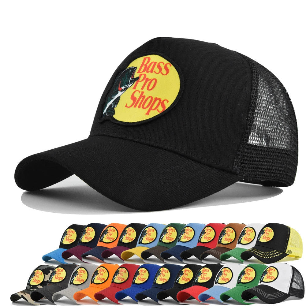 Baseball Trucker Mesh Cap Adjustable for SnapBack Bass Pro Shops Hat Outdoor
