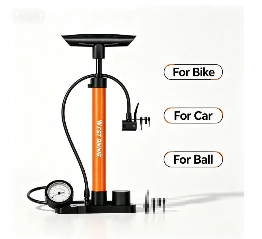 Heavy Duty Floor Standing Bike Cycle Bicycle Tyre Hand Air Mini Pump UK