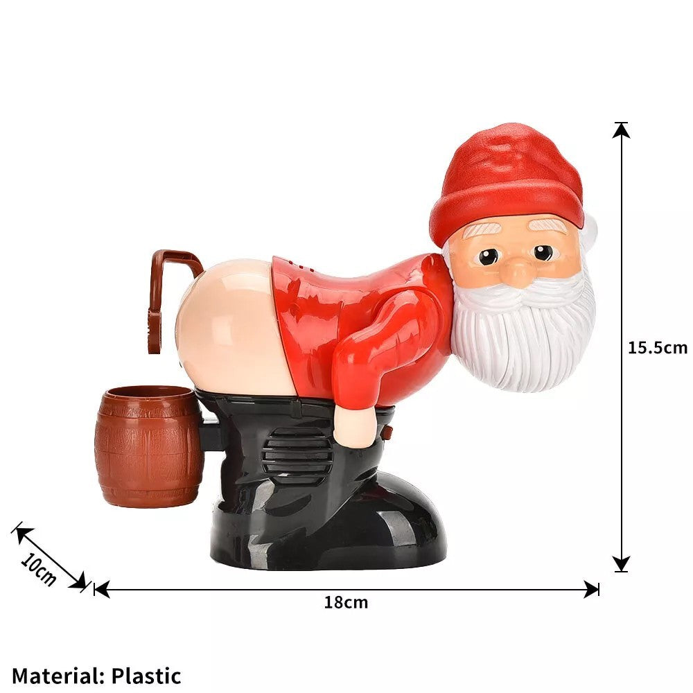 Santa Automatic Bubble Machine  Electric Christmas Funny Fart Bubble Toy For-Kid