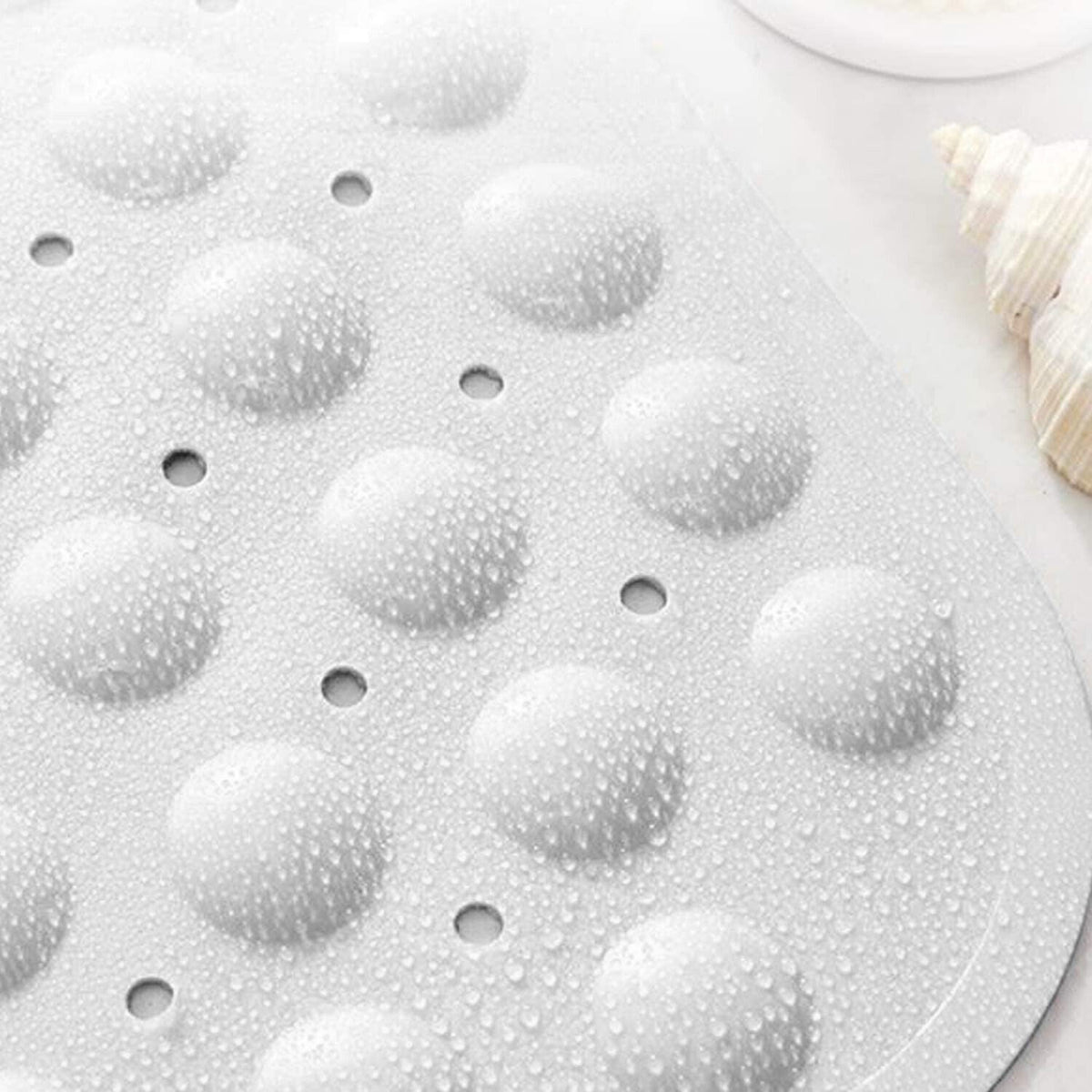 Non Slip Corner Shower Mat Anti Mould Bath Mat Loofah Shower Mat 54X54CM