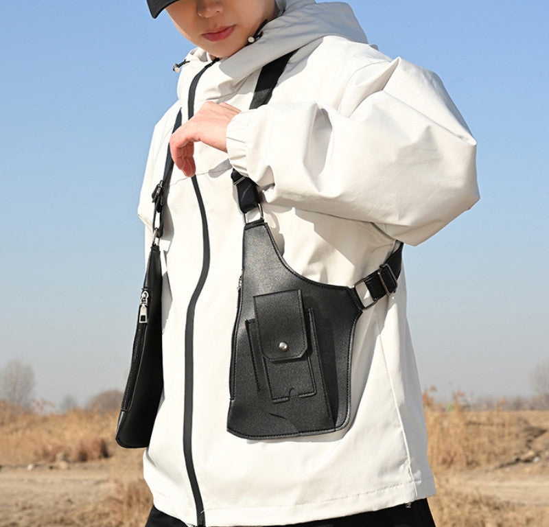 Hidden Strap Concealed Holster Anti-Theft Underarm Shoulder Bag Wallet