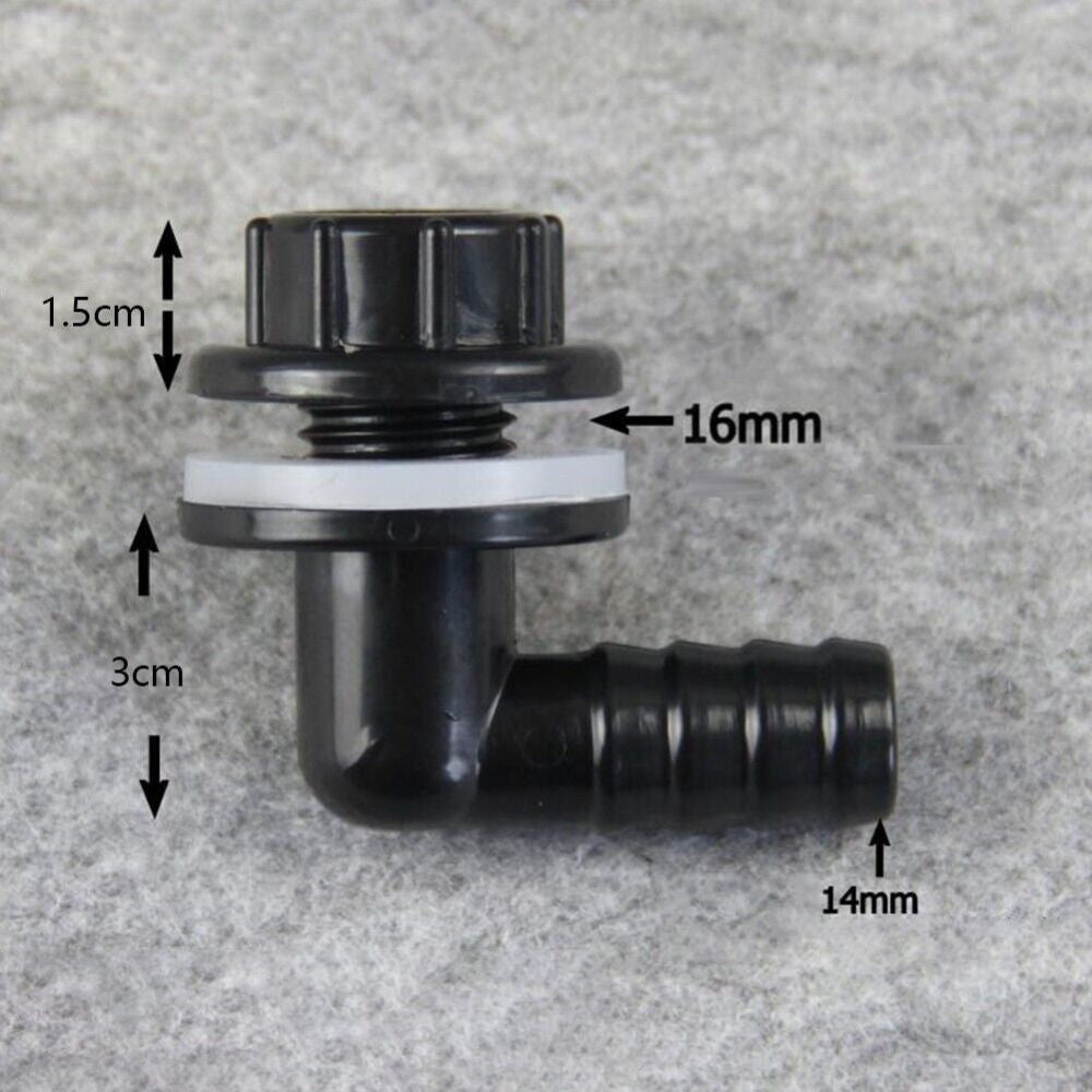 Plastic Elbow Connector Water Tank Outlet Connector  Water Tank