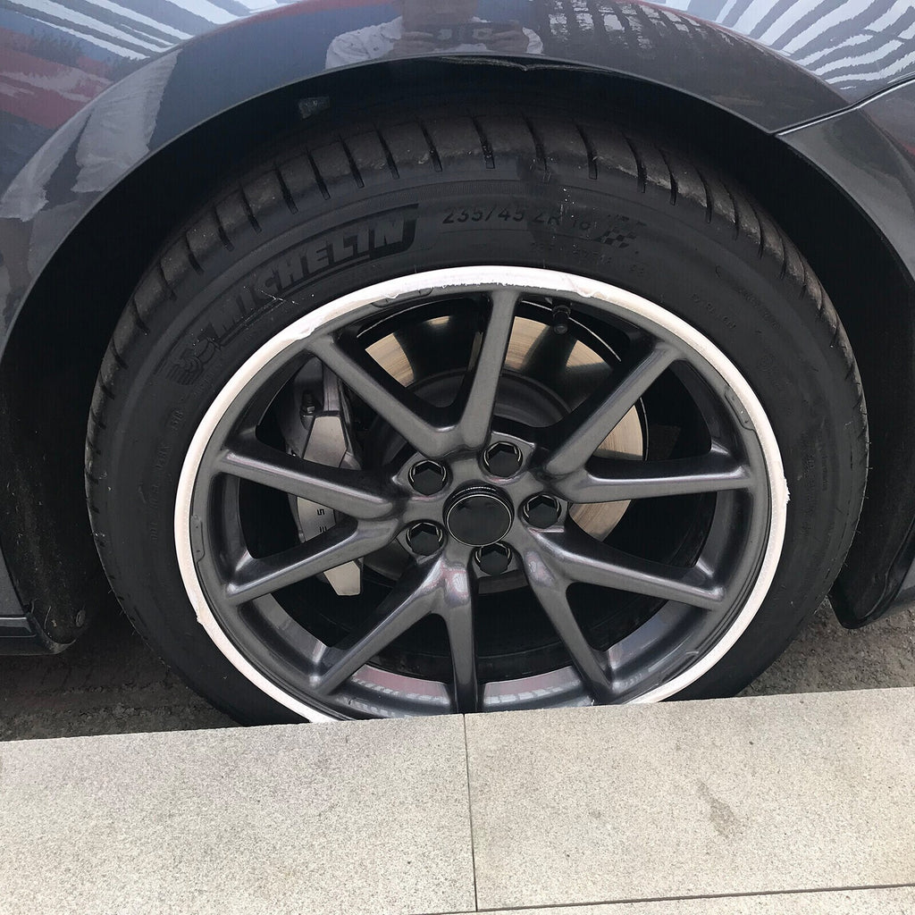 4pcs/Set 18-20 Inch Car Wheel Hub Rim Trim Tire Ring Guard Strip Protector Decor