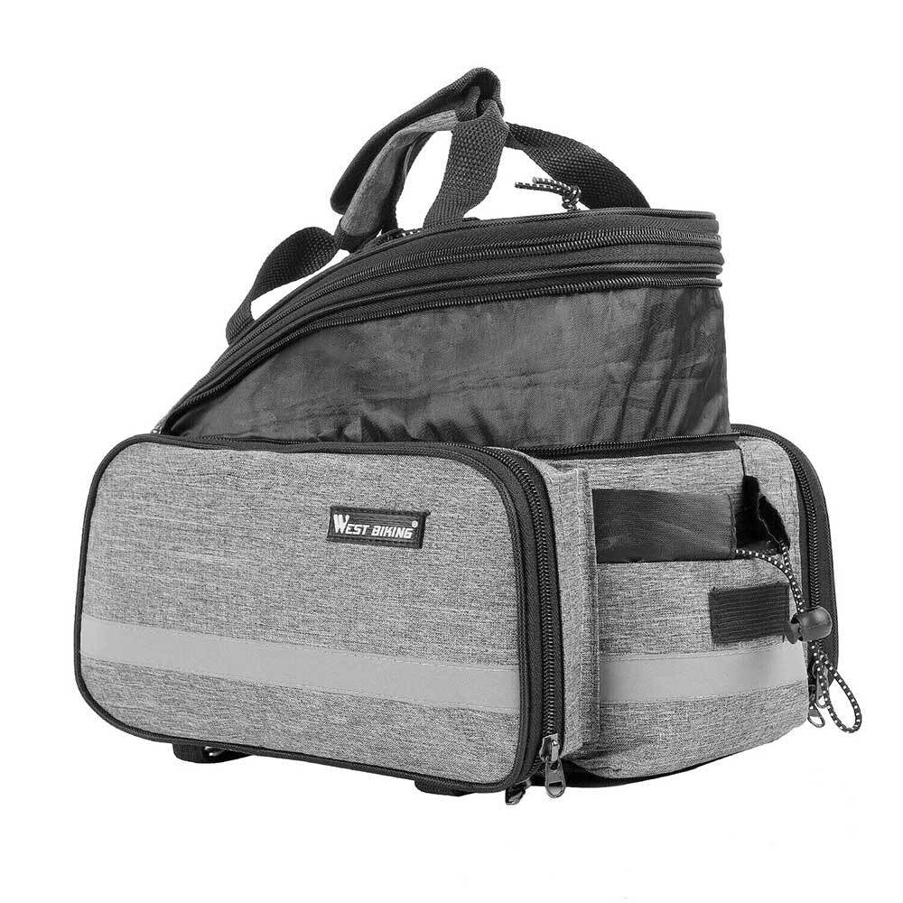 Waterproof Cycling Bicycle Touring Trunk Bag Bike Pannier Bag Rear Rack Bag