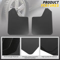 Universal Mud Flaps 4PCS Red Splash Guards Car SUV Van Truck Mudguard