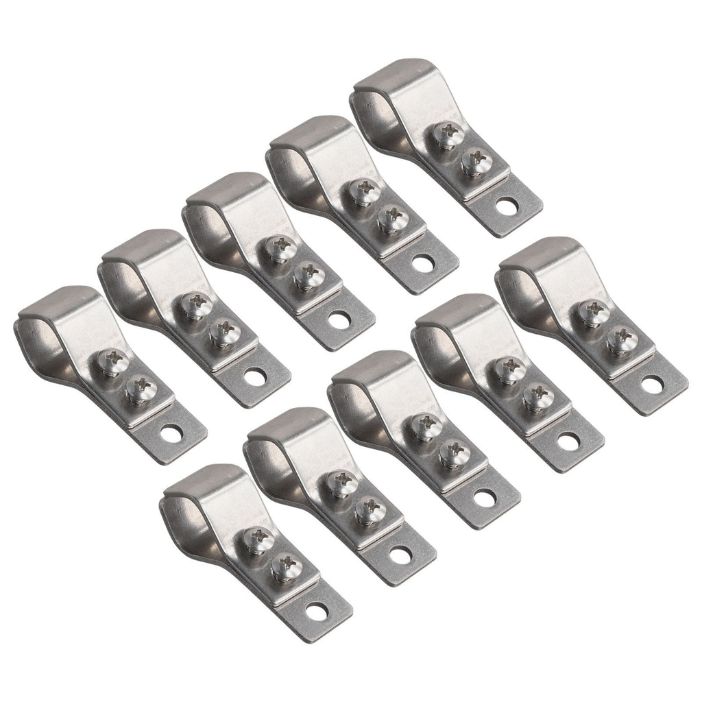 SS304 Stainless Steel Adjustable Clamps for Sunshade Net Installation 10pcs Set