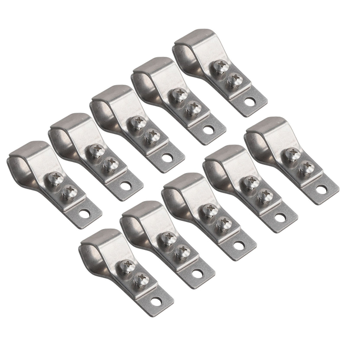 SS304 Stainless Steel Adjustable Clamps for Sunshade Net Installation 10pcs Set