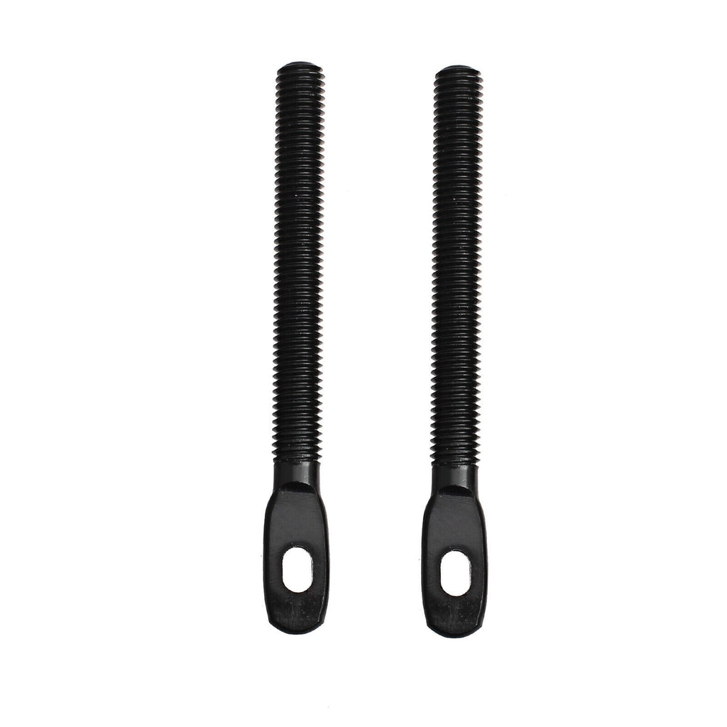 Pair Bonnet Pin Kit Competition Alloy, Brisca, Race, Rally BLACK