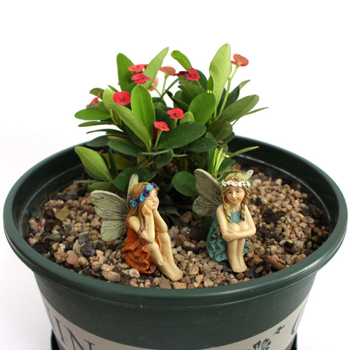 6Pcs Fairy Garden Miniature Fairies Figurines Accessories for Outdoor Decor
