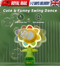 Electric Sunflower Bubble Machine Toy–Dancing Automatic Bubble Maker 2026 NEW UK