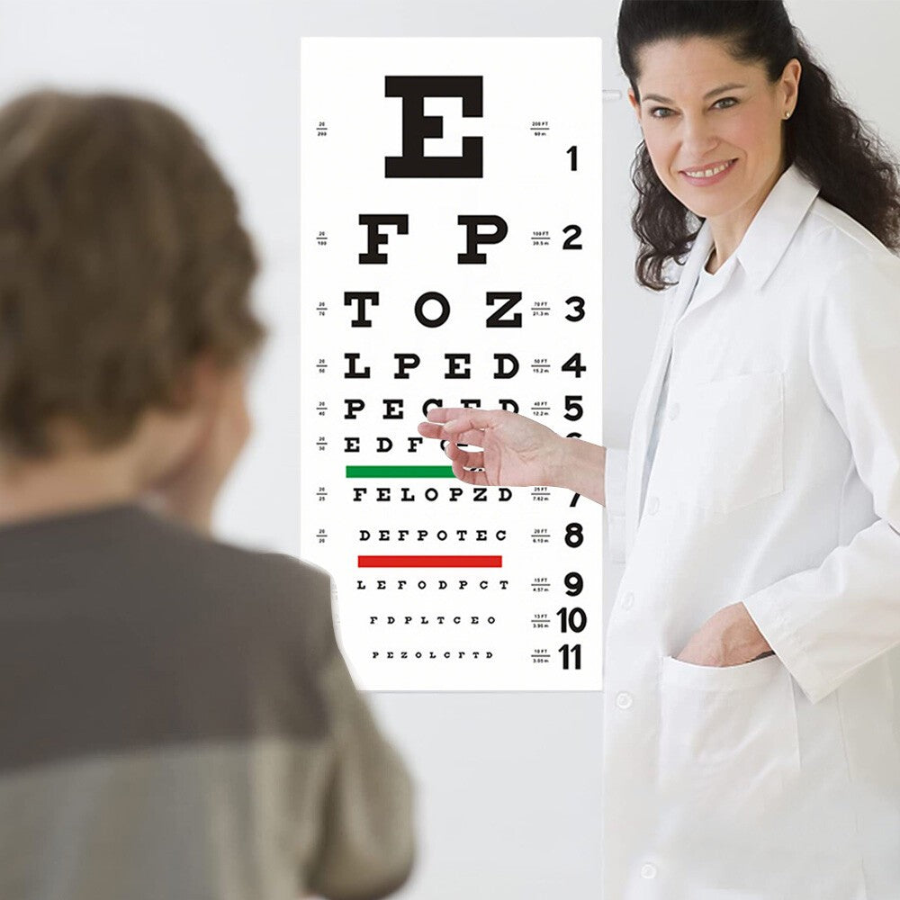 Snellen Eye Chart, Eye Charts 20 Feet Low Vision Eye Test Charts for Eye Exams