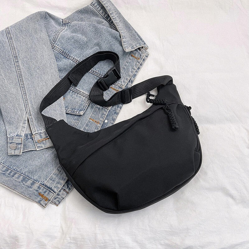 Nylon Dumpling Shoulder Bag Women Casual Travel Commute Handbag Crossbody UK