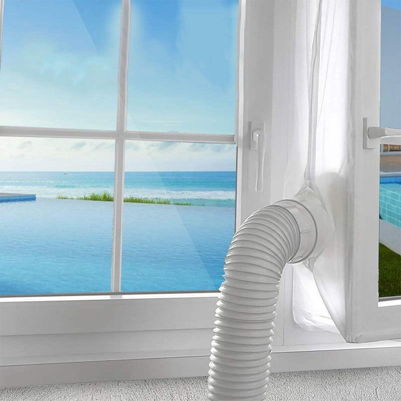 Universal 4M Window Seal Kit for Portable Air Conditioning Sealing Zip Hose Vent