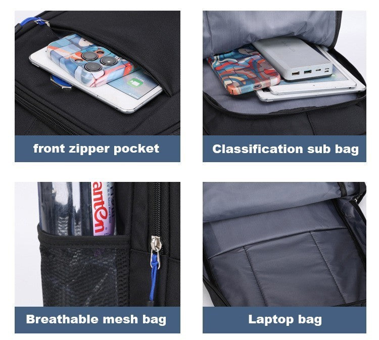 Men Women Laptop Backpack Waterproof Large Travel Rucksack School Shoulder Bag