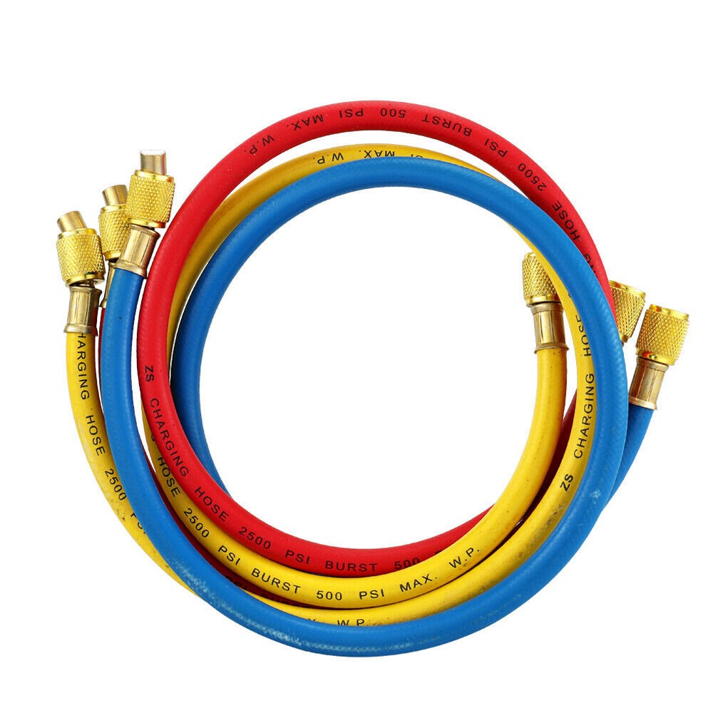 Refrigerant Manifold Gauge Set Hose and Hook Convenient for R12 R22 R404A R134A
