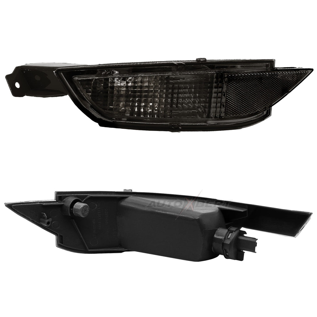 Right Left Rear Bumper Smoked Reflector Light For Ford Fiesta MK7 2008-2016
