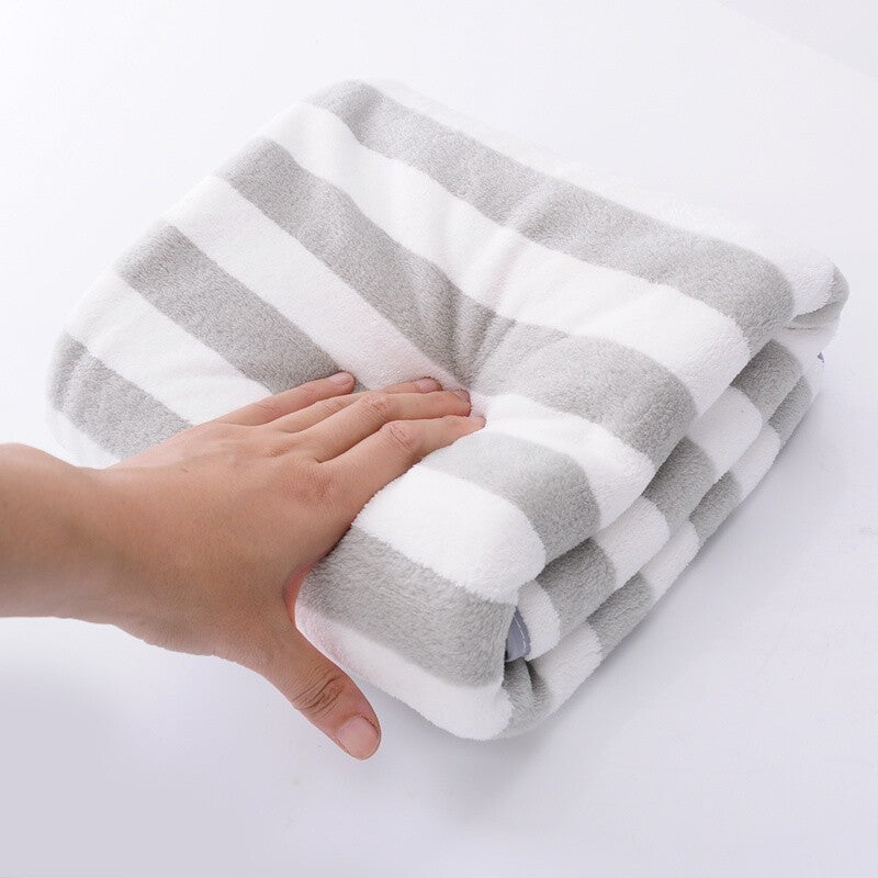 Small/Large Beach Towels Soft Absorbent Striped Towels Home Bath Towel