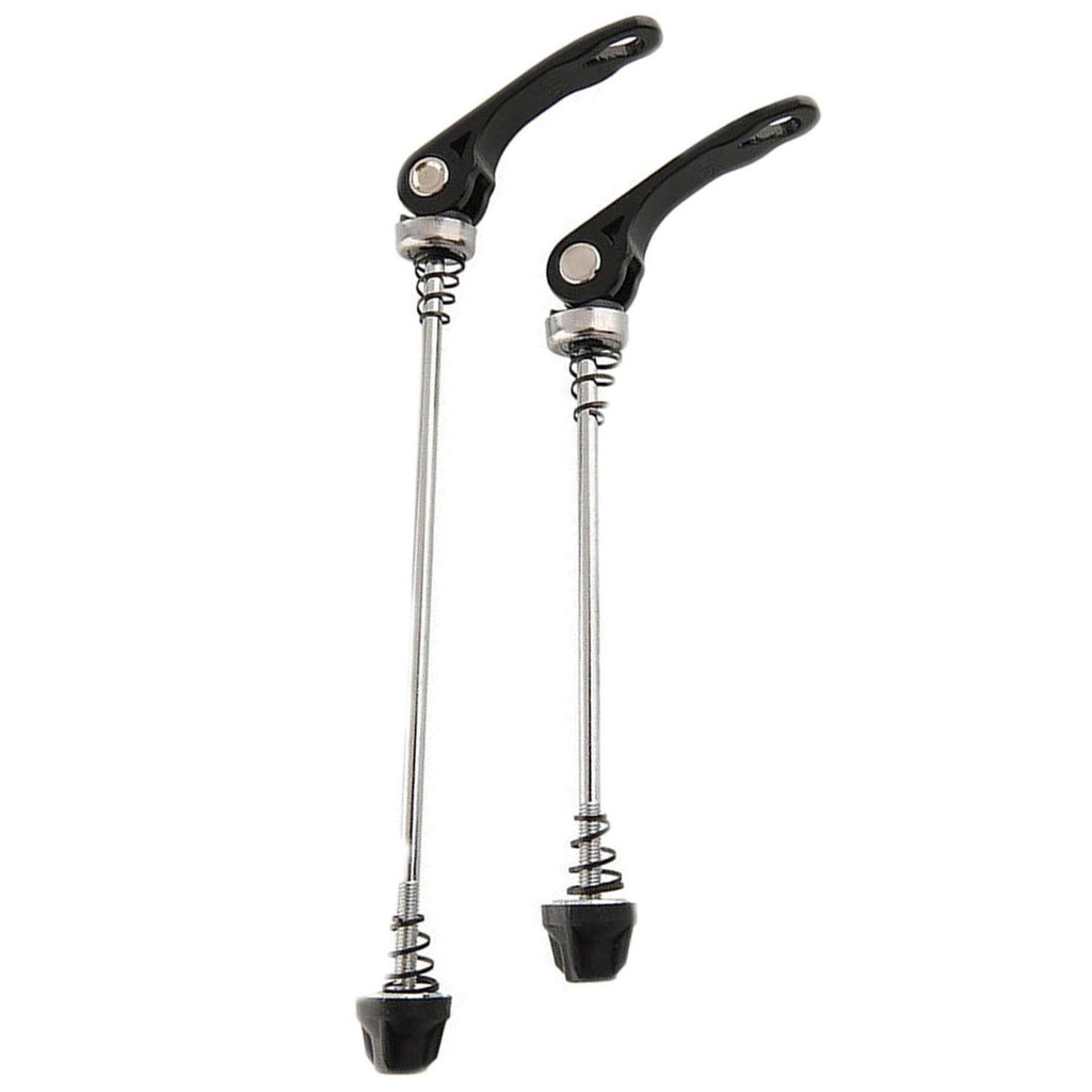 2Pcs Bike Quick Release Wheel Hub Skewers Pair Front and Rear Aluminium