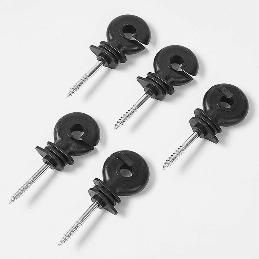Electric Fence Screw In Ring Insulators For Wooden Post Fencing Wire Tape Rope