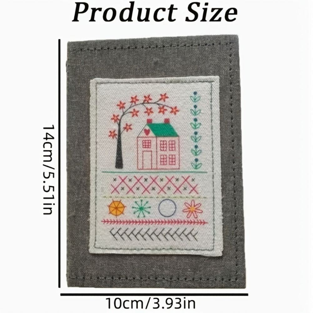 Embroidery Stitch Book Kit,106 Patterns With Tools&Tutorials, 86pcs Beginner Kit