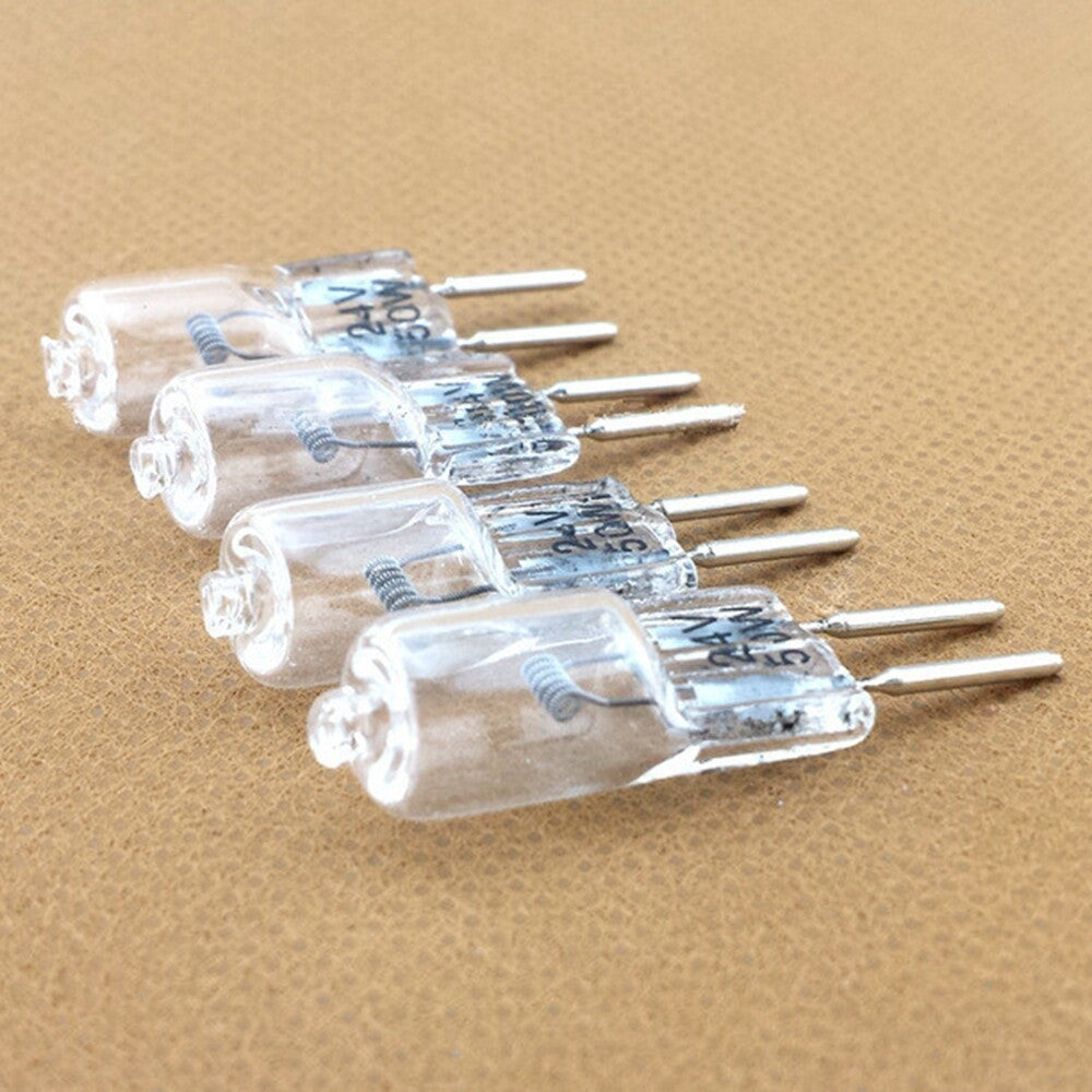 10Pcs G5.3 24V 20W/35W/50W Base Halogen Work Light Lamp Bulbs for Lathe Machine