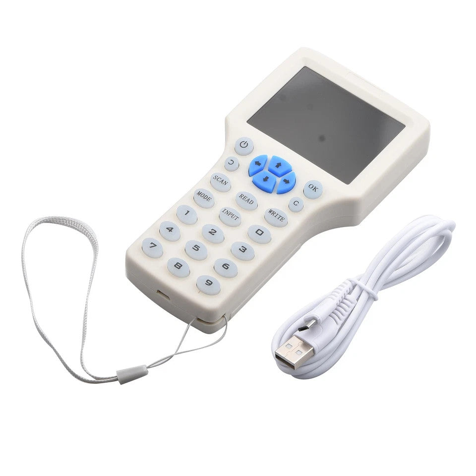 Durable Handheld RFID/NFC Smart Card Reader Elevator Writer Copier IC ID Sensor