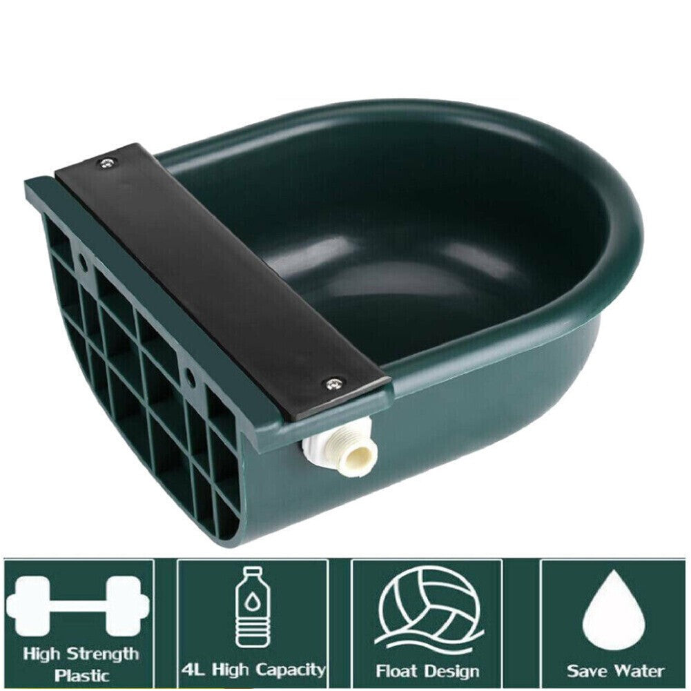 4L Animal Automatic Drinker Water Trough Drinking Bowl For Cow Horse Dog Sheep