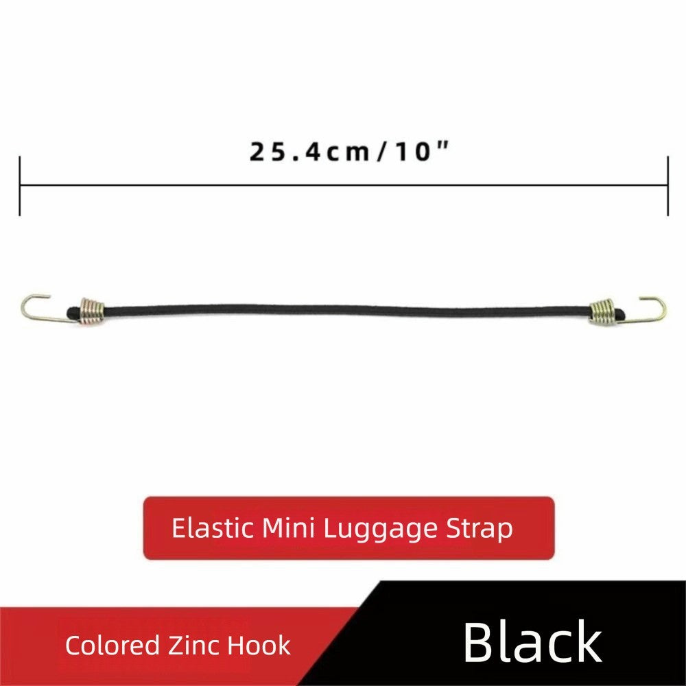 10 PCS Mini Bungee Cords 10-Inch Rubber Strap Short Elastic Rope  Car Tents