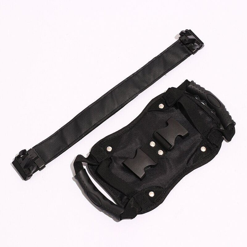 Motorcycle Safety Grip Belt Pillion Lover Passenger Grab Waist Handles Kid Strap